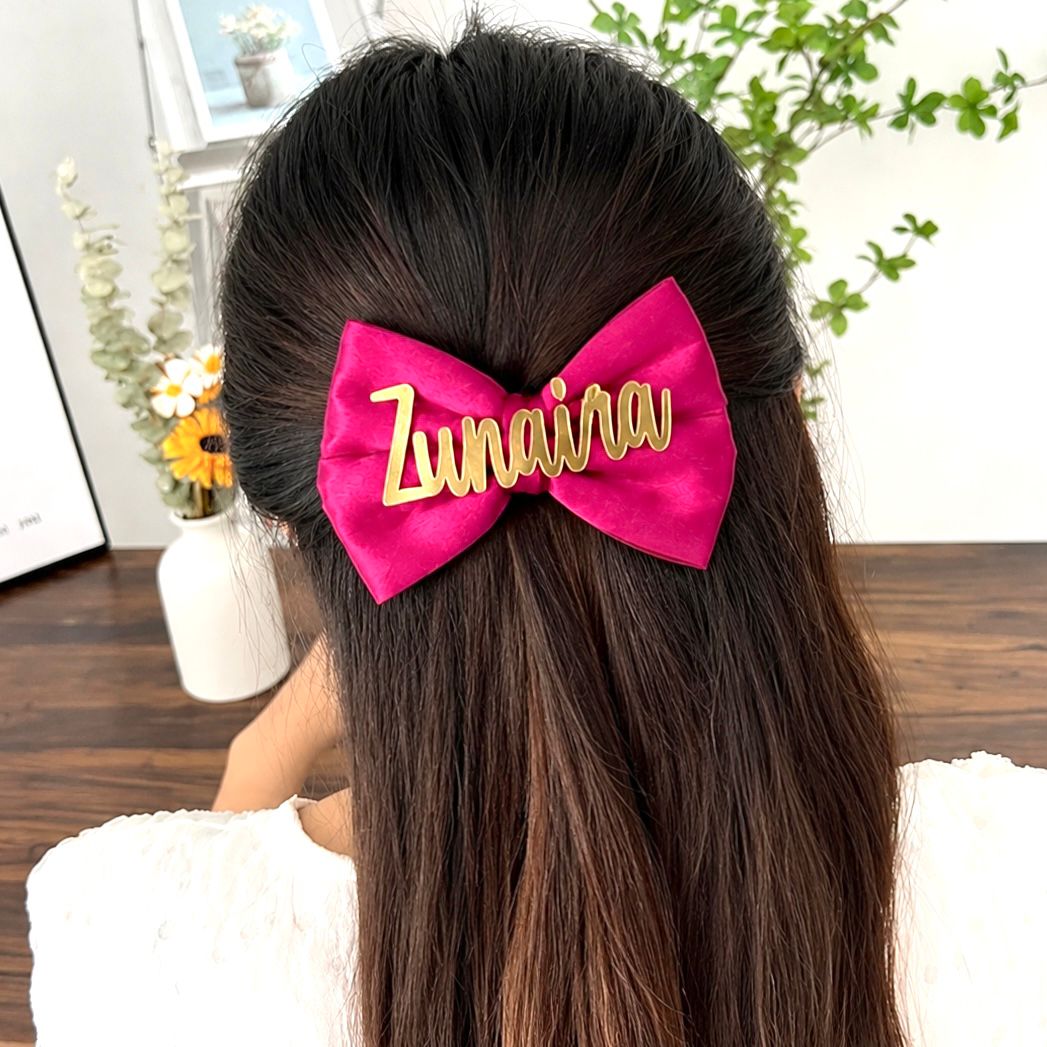 Customized Name Bow